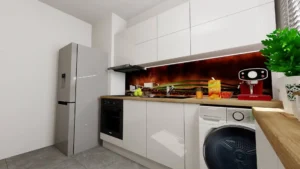 Kuchnia lodówka wolnostojąca