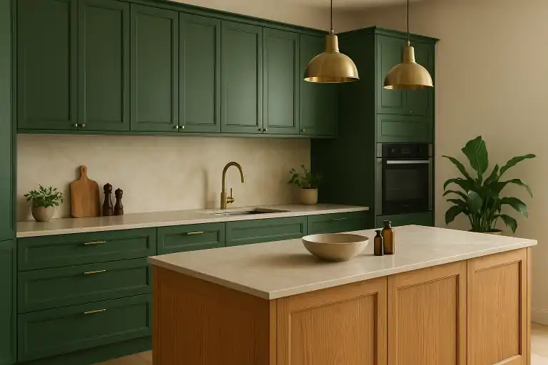 butelkowa zielen we wnetrzach butelkowa-zielen-we-wnetrzach