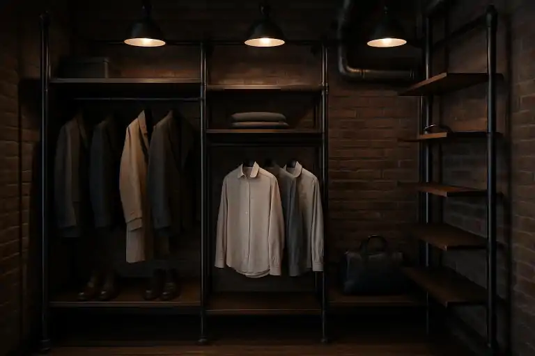 garderoba-loftowy-styl