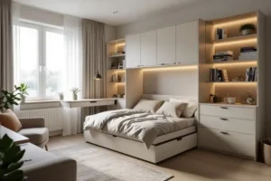 mala-sypialnia-inteligentne-meble-na-wymiar